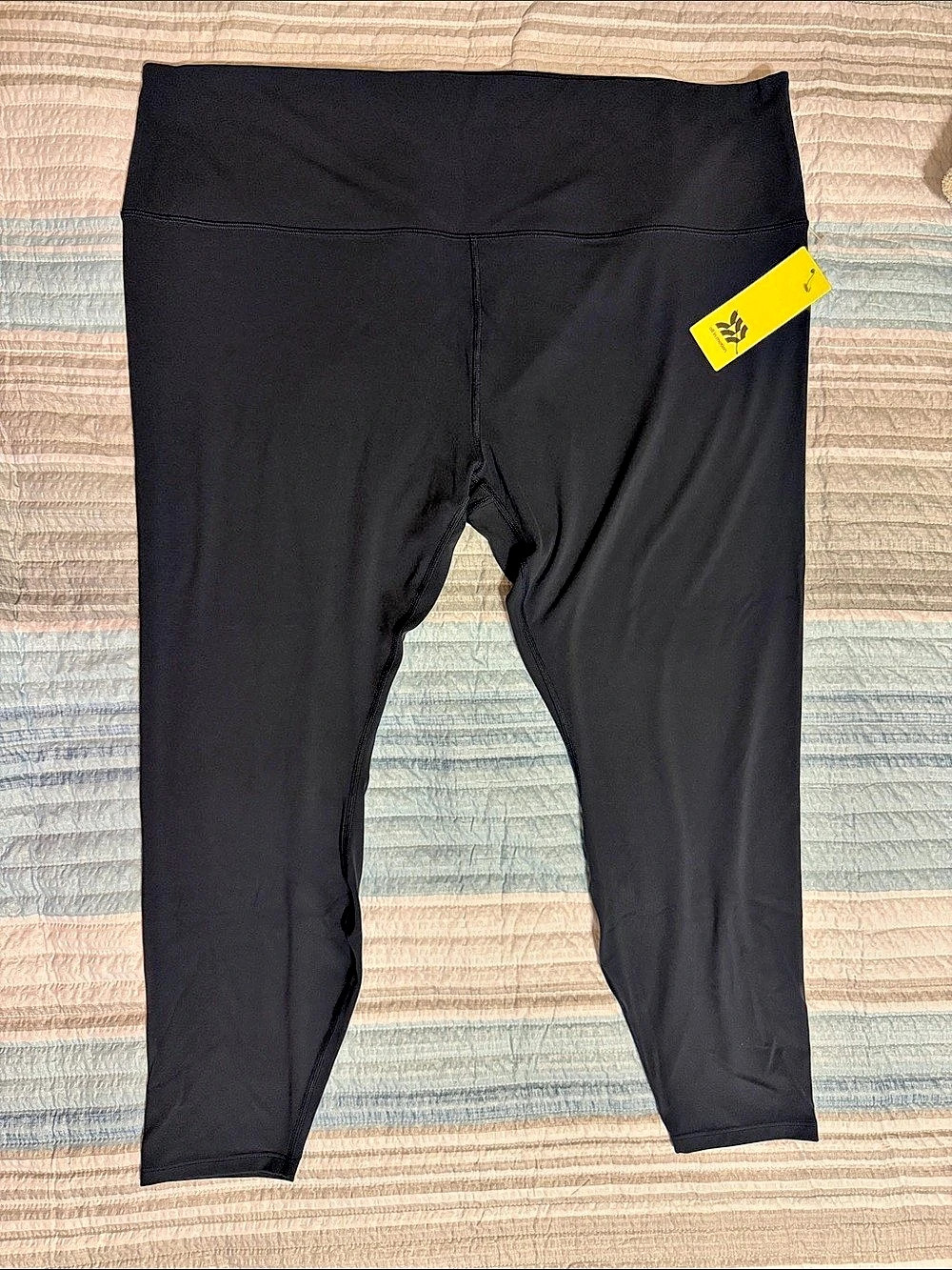 All In Motion Everyday Soft Ultra High Rise 7/8 Length Leggings Black 4X